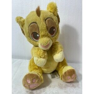 Disney Parks Babies Simba Lion King Baby Plush 10 inch Stuffed Animal Lion Cub